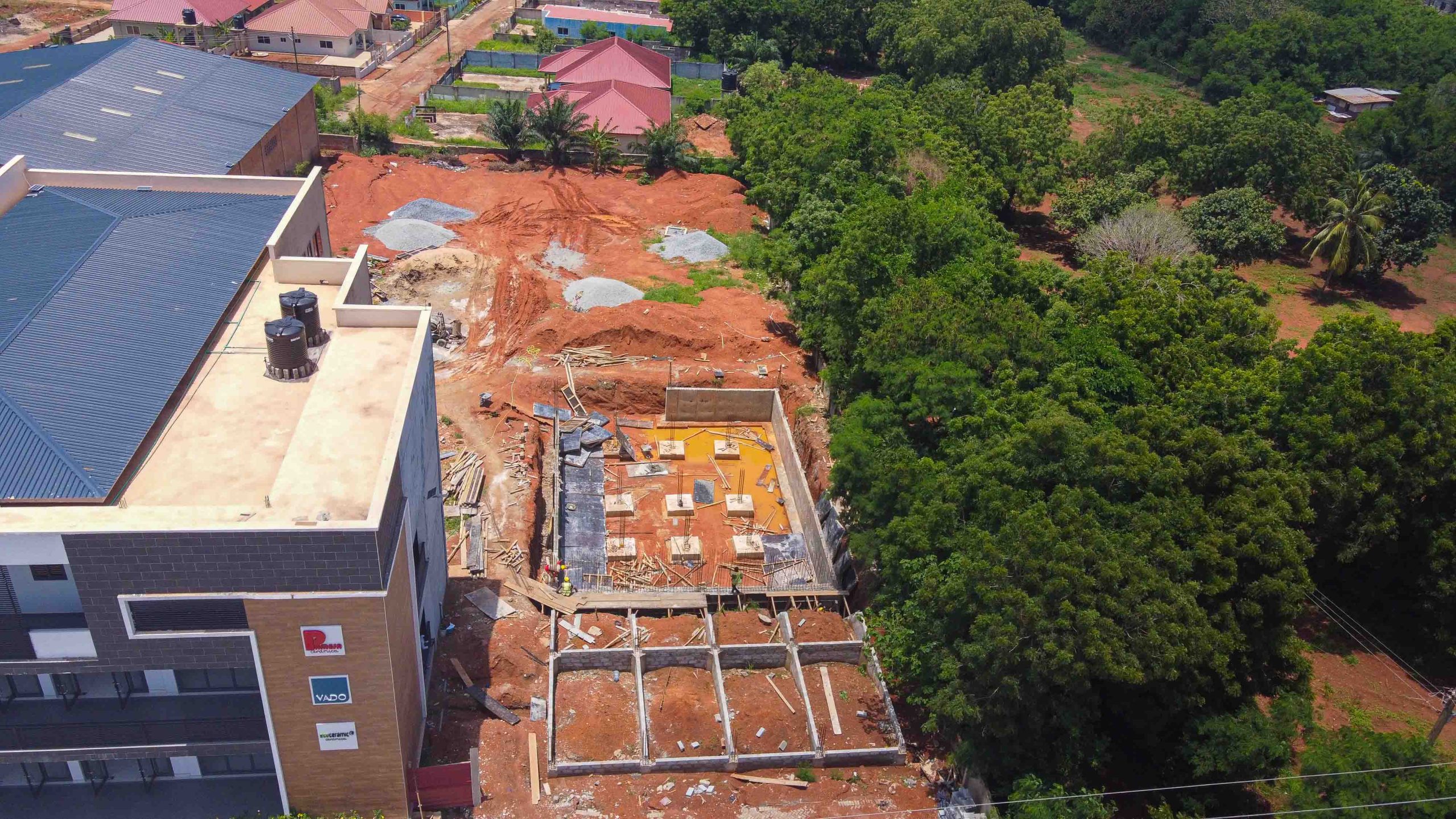 Showroom and Offices for West African Decor Tiles at Oyarifa, Accra